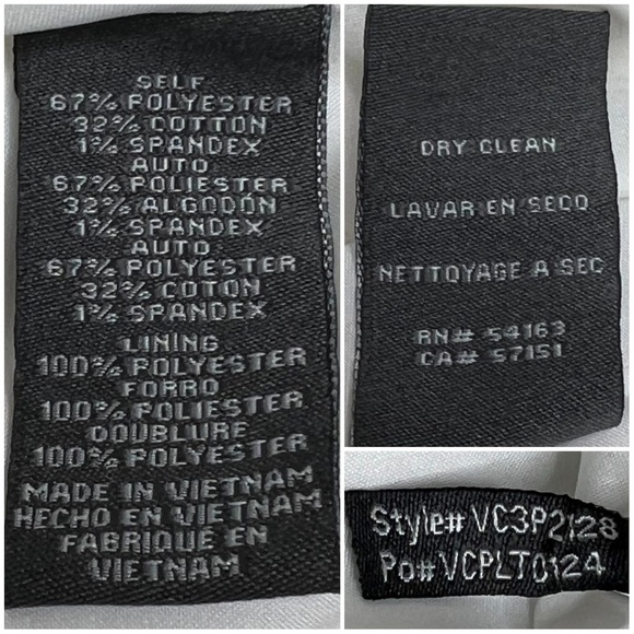 Vince Camuto NEW Fit and Flare Cap Sleeve Textured Dress Ivory 6 VC3P2128 NWT - Picture 6 of 17